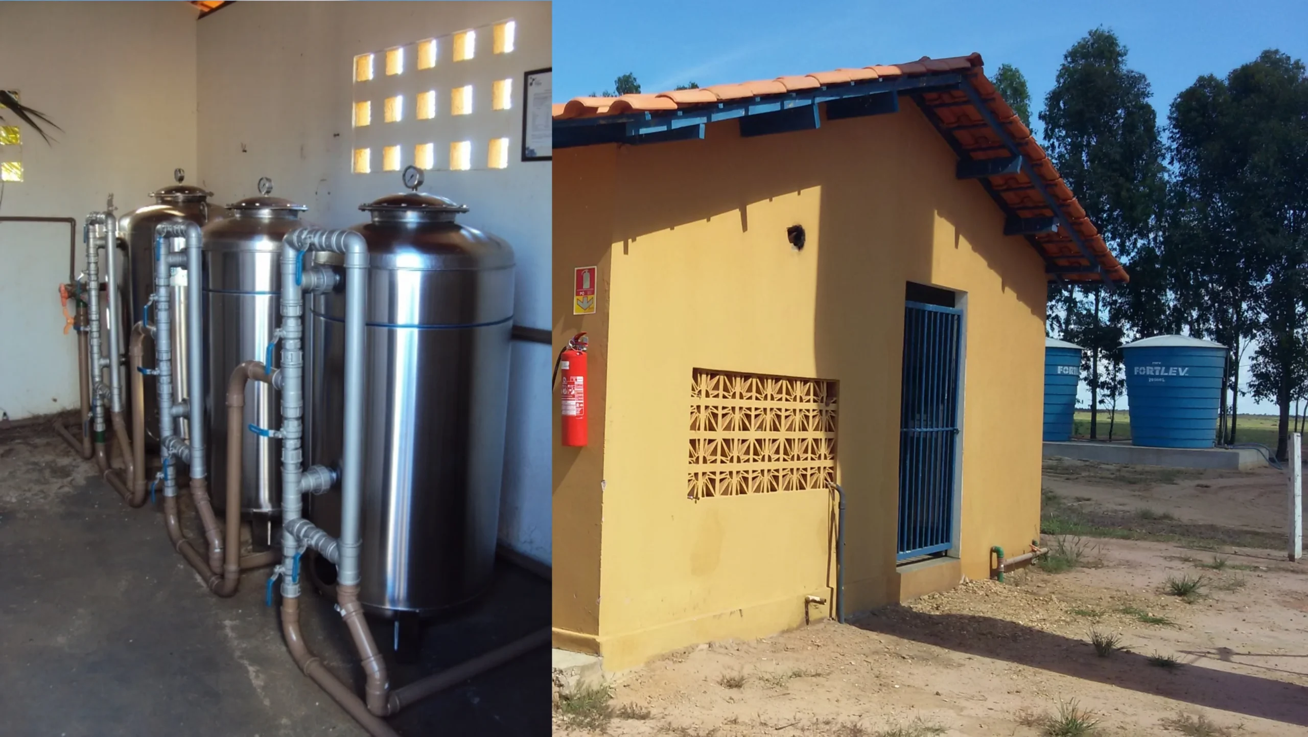 Estação de tratamento de água